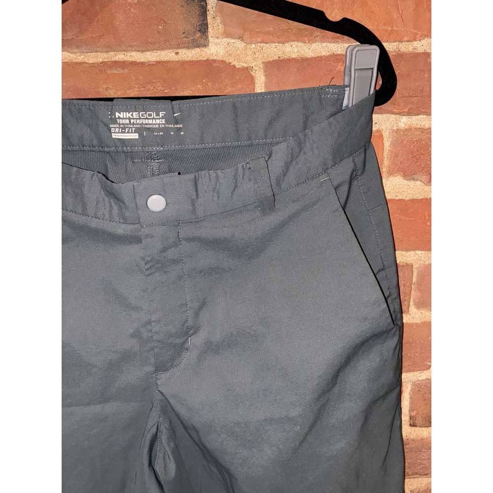 Nike Golf Tour Performance Pants Mens Gray Dri-Fit Straight‎ Leg Sz 32 - Picture 3 of 9